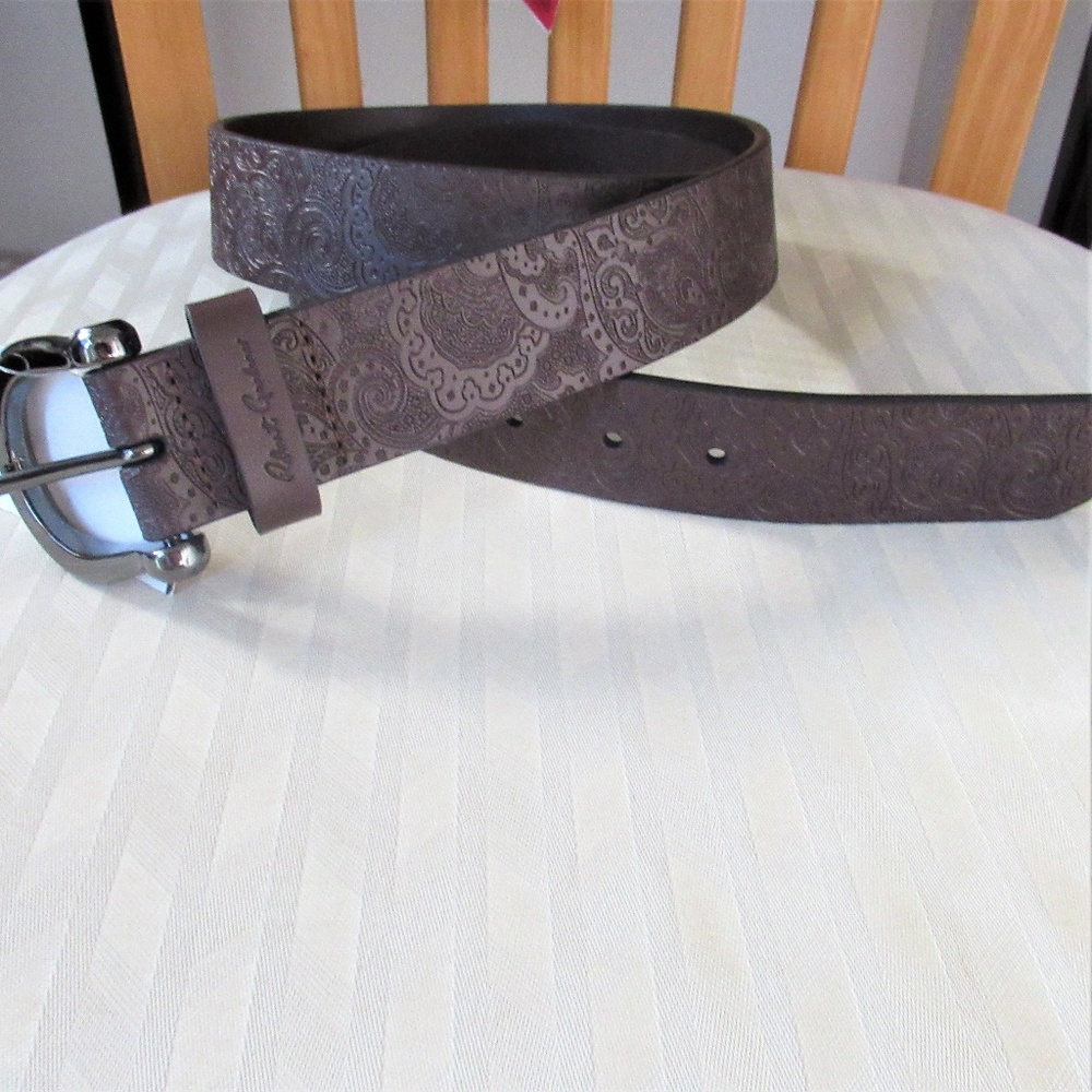 ROBERT GRAHAM Embossed Vince Belt - NEW SIZE 40